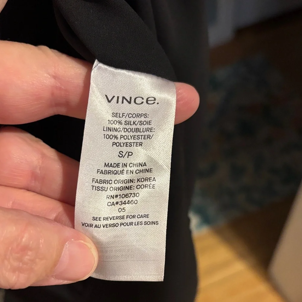 Vince Floral-print Round-neck Silk-crepe Dress